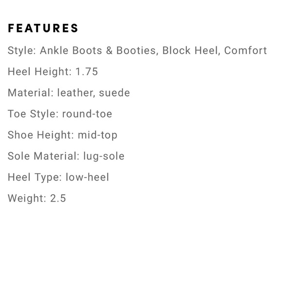 NIB Earth Elements Taylen Boot Bootie Lug Sole Patchwork Leather Walnut - Picture 11 of 14